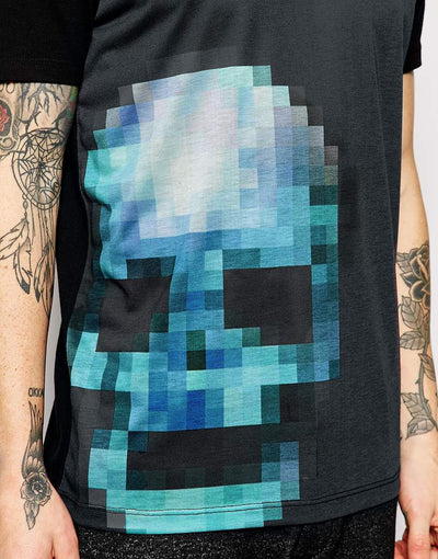 T-Shirt  Pixelated Skull